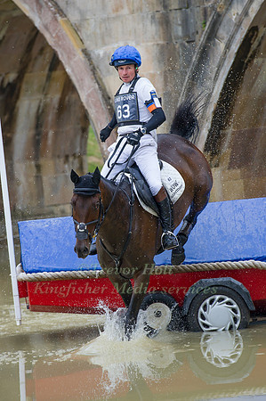 Francis Whittington (GBR) riding Hasty Imp competing in the Cross Country Phase