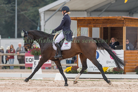 YASMIN INGHAM (GBR) AND NIGHT LINE TAKING PART IN THE DRESSAGE P
