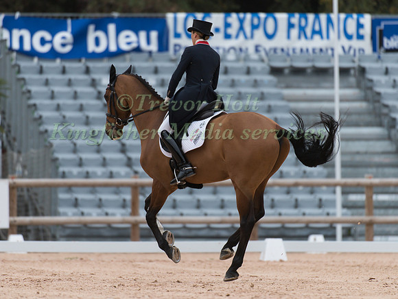 Sara Bullimore of Great Britain riding Valentino V