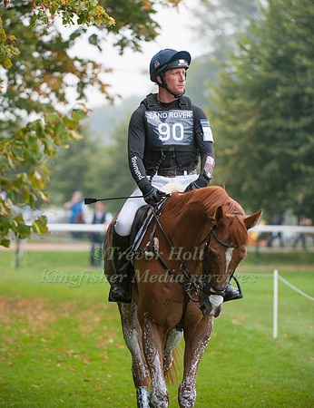 Oliver Townend (GBR) riding Armada walking towards the Cross Country Start
