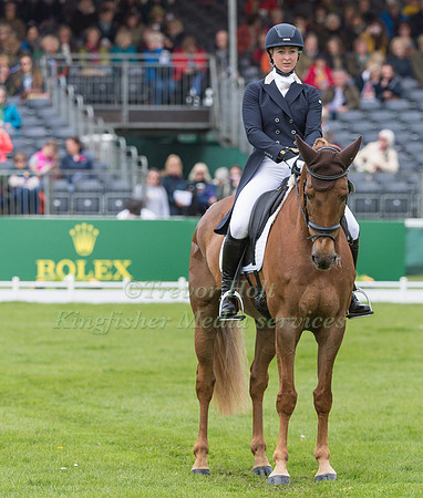 Georgie Spence (GBR) and  Halltown Harley