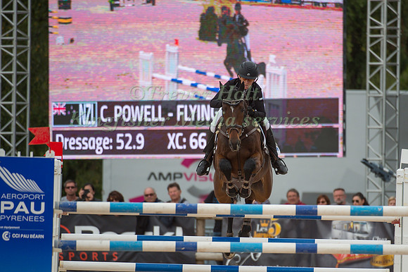 Caroline Powell (NZL) riding Flying Finish