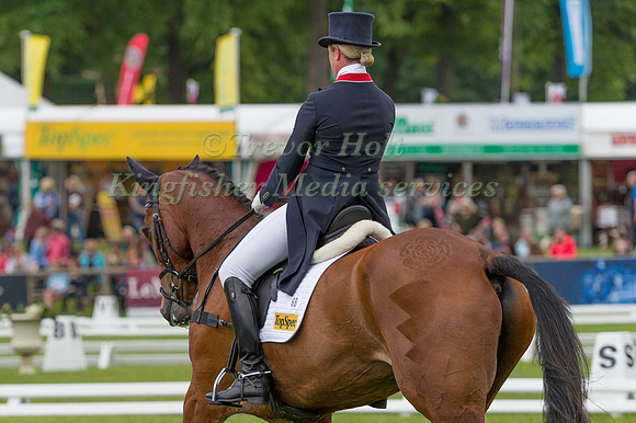 NICOLA WILSON (GBR) AND ONE TWO MANY TAKING PART IN THE DRESSAGE PHASE OF THE  CCI THREE STAR COMPETITION AT THE 2017 EQUI-TREK BRAMHAM INTERNATIONAL HORSE TRIALS