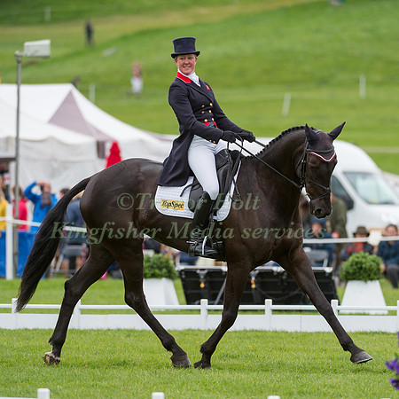 NICOLA WILSON (GBR) RIDING  BULANA COMPETING IN THE DRESSAGE PHASE OF THE  CIC THREE STAR EVENT RIDERS MASTERS  COMPETITION AT THE  2017 DODSON AND HORRELL  CHATSWORTH INTERNATIONAL HORSE TRIAL.