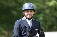 BEN HOBDAY (GBR) LEAVING THE ARENA AFTER  TAKING PART IN THE DRESSAGE PHASE OF THE  CCI THREE STAR COMPETITION AT THE 2017 EQUI-TREK BRAMHAM INTERNATIONAL HORSE TRIALS