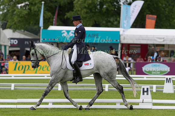 LUDWIG  SVENNERSTAL (SWE) AND PARAMOUNT IMPORTANCE TAKING PART IN THE DRESSAGE PHASE OF THE  CCI THREE STAR COMPETITION AT THE 2017 EQUI-TREK BRAMHAM INTERNATIONAL HORSE TRIALS