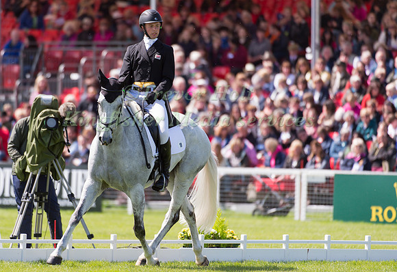Harry Dzenis (GBR) riding Xam