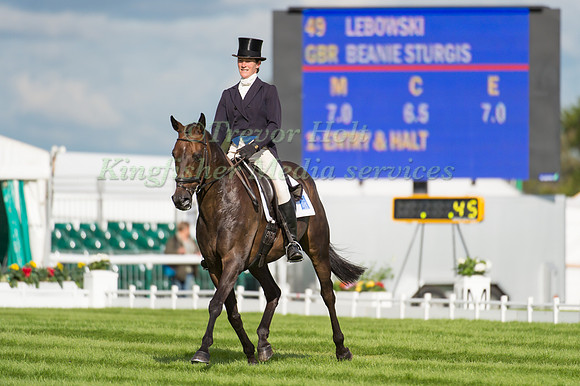 Beanie Sturgis (GBR) and  Lebowski