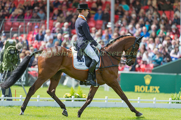 Christopher Burton (AUS) riding  TS Jamaimo
