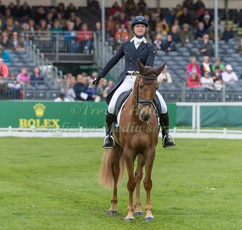 Georgie Spence (GBR) and  Halltown Harley