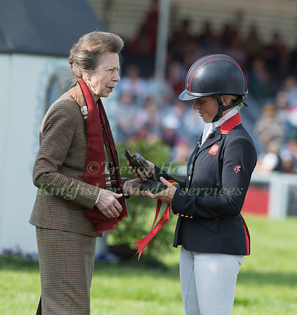 Ros Canter with the Princess Royal
