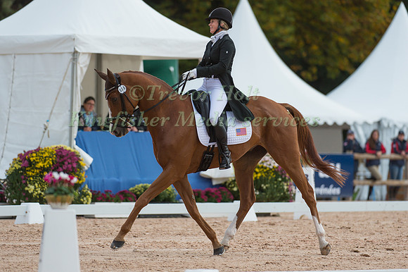 Katie Ruppel of the United States of America riding Houdini