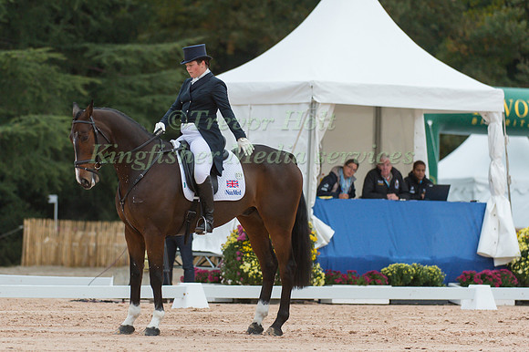 Lucy Wiegersma of Great Britain riding Mr Chunky