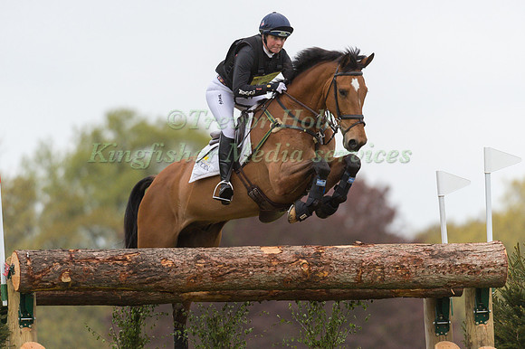 PIGGY FRENCH  RIDING  COOLEY MONSOON COMPETING IN THE CROSS COUNTRY PHASE OF THE  CIC ONE STAR COMPETITION AT THE  2017 DODSON AND HORRELL CHATSWORTH INTERNATIONAL HORSE TRIAL.