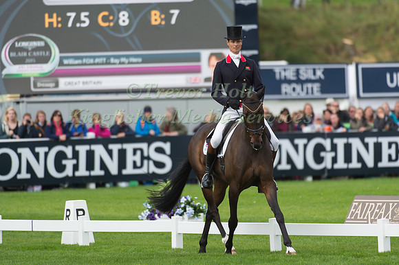 William Fox-Pitt of Great Britain riding Bay My Hero
