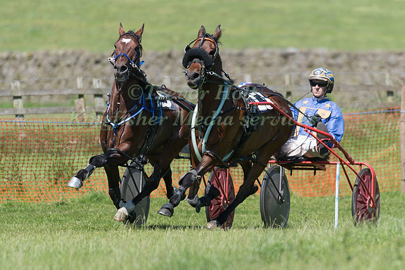 Harness racing at Helifield , Yorkshire