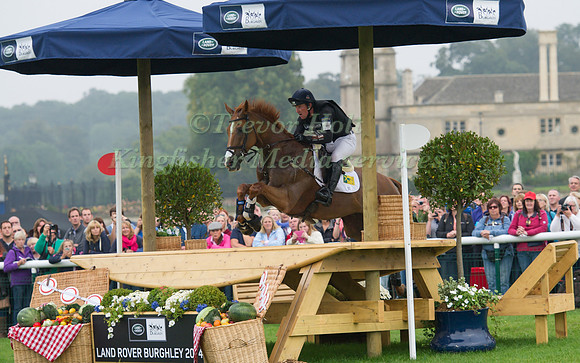 Oliver Townend (GBR) riding Armada competing in the Cross Country Phase