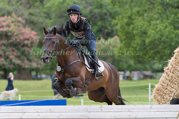 FELIX ETZEL (GER) AND POLARTANZ TAKING PART IN THE CROSS COUNTRY PHASE OF THE CCI-L3* AT THE  2019 SARACENS FEEDS HOUGHTON INTERNATIONAL HORSE TRIALS