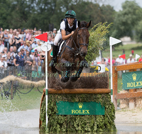CATHAL DANIELS (IRL) AND ECLIPTO TAKING PART IN THE CROSS COUNTRY PHASE OF THE  SAP-CUP AT AACHEN CHIO 2019
