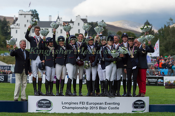 Winning Teams on the Podium