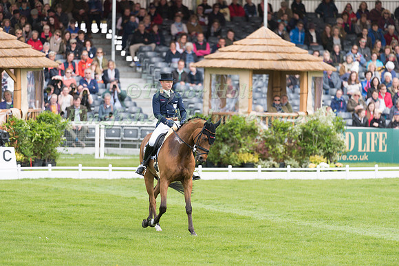 Michael Jung (GER) riding La Biosthetique Sam FBW in the Dressage phase  of  the 2017 Mitsubishi Motors  Badminton Horse Trials