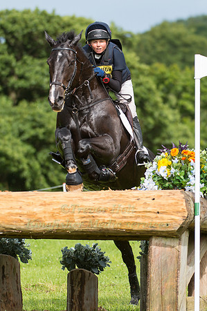 Louise Harwood riding Mr Potts