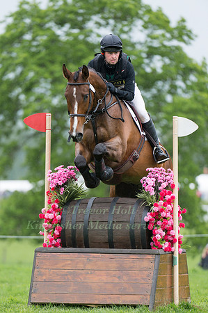 George Simon (GBR) riding Lucky Dude