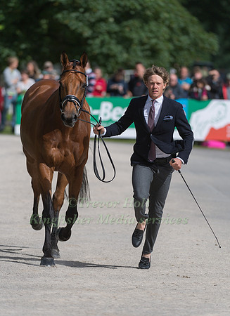 LUDWIG  SVENNERSTAL (SWE) AND STINGER AT THE EQUI-TREK CCI *** FINAL HORSE INSPECTION OF THE 2017 BRAMHAM INTERNATIONAL HORSE TRIALS