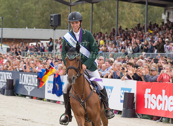 Cathal Daniels (IRL) individual bronze medalist