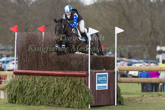 Sophie Platt riding Be Be III