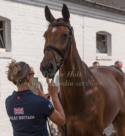 SARAH BULLIMORE (GBR) AND REVE DU ROUET