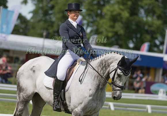 ELIZABETH POWER (IRL ) AND SOLDOUN TAKING PART IN THE DRESSAGE PHASE OF THE  CCI THREE STAR COMPETITION AT THE 2017 EQUI-TREK BRAMHAM INTERNATIONAL HORSE TRIALS