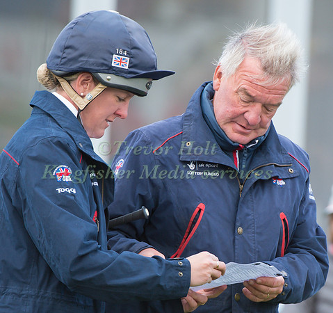 Nicola Wilson of Great Britain with Yogi Briesner