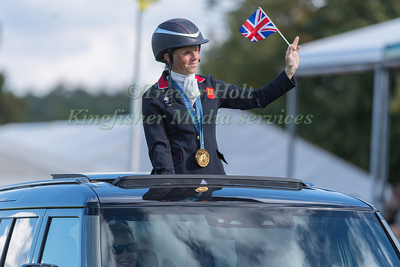 Ros Canter at the Parade of Medalists