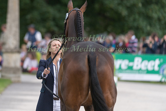 SAMMI  BIRCH (AUS) AND HUNTER VALLEY II AT THE EQUI-TREK CCI *** FINAL HORSE INSPECTION OF THE 2017 BRAMHAM INTERNATIONAL HORSE TRIALS