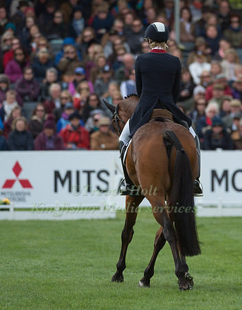 Ingrid Klimke (GER) riding Horseware Hale Bob OLD in the Dressage phase  of  the 2017 Mitsubishi Motors  Badminton Horse Trials