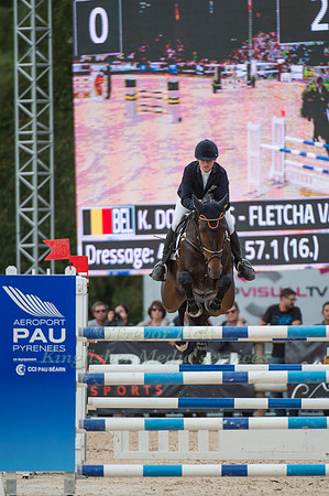 Karin Donckers (BEL) riding Fletcha Van T Verahof
