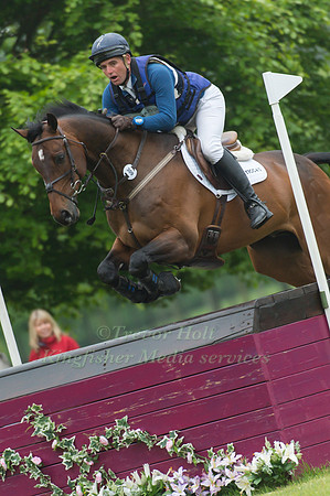 Andrew  James (GBR) riding  Cool Chica