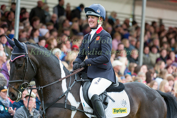 Nicola Wilson (GBR) riding Beltane Queen