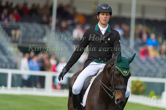 Dr Marcio Carvalho Jorge (BR) riding Lissy Mac Wayer in the Dressage phase  of  the 2017 Mitsubishi Motors  Badminton Horse Trials