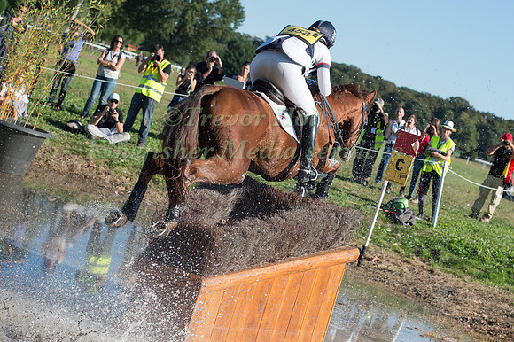 Kristina Cook (GBR) riding Billy The Red