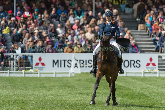 Alice Naber-Lozeman (NL) riding ACSI Harry Belafonte in the Dressage phase  of  the 2017 Mitsubishi Motors  Badminton Horse Trials