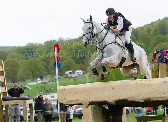 Wills Goodhew riding  TREFILAN QUICKSILVER