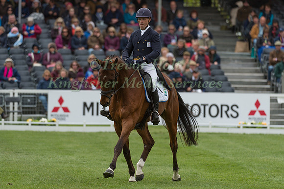Joris Vanspringel (BEL) riding Lully Des Aulnes in the Dressage phase  of  the 2017 Mitsubishi Motors  Badminton Horse Trials