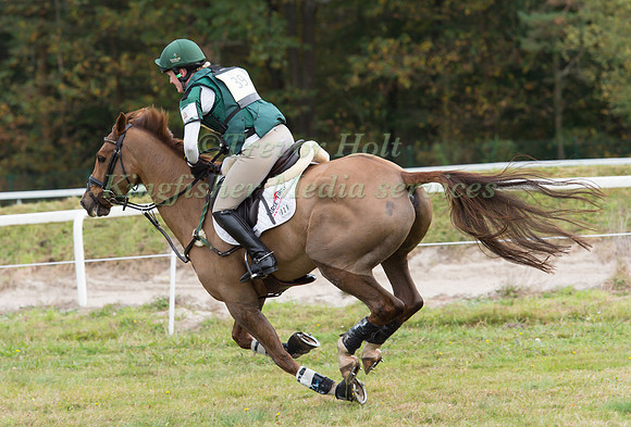 Clare Abbott of Ireland riding Euro Prince