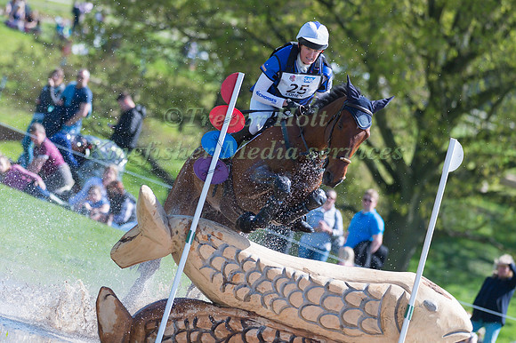 SARAH COHEN (GBR) RIDING  TREASON COMPETING IN THE CROSS COUNTRY PHASE OF THE  EVENT RIDERS MASTERS COMPETITION AT THE  2017 DODSON AND HORRELL CHATSWORTH INTERNATIONAL HORSE TRIAL.