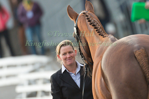 Karin Donckers  at the  trot Up