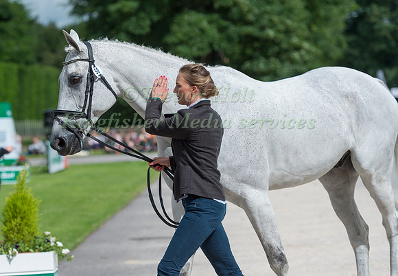 EMMA FORSYTH (GBR) AND SOLTAIR JUSTICE AT THE EQUI-TREK CCI *** FINAL HORSE INSPECTION OF THE 2017 BRAMHAM INTERNATIONAL HORSE TRIALS
