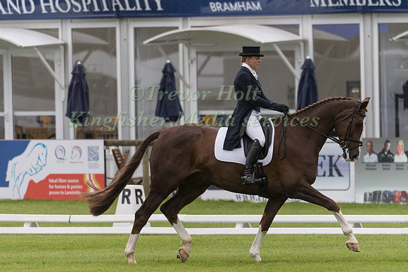 SAMMI  BIRCH (AUS) AND THE COURT JESTER TAKING PART IN THE DRESSAGE PHASE OF THE  CCI THREE STAR COMPETITION AT THE 2017 EQUI-TREK BRAMHAM INTERNATIONAL HORSE TRIALS