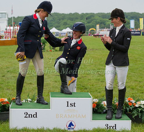 Pippa Funnell, Nicola  Wilson and Caroline Powell